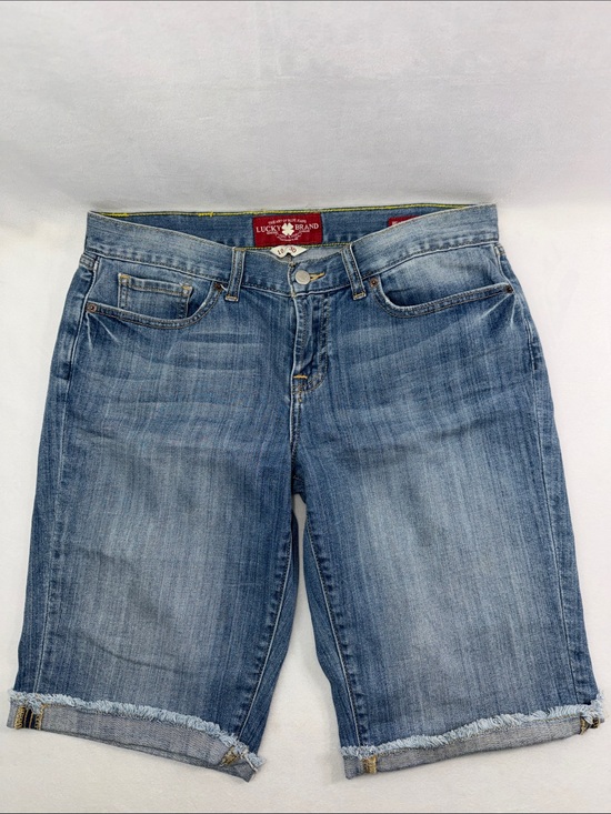 Lucky Brand Pants - Lucky Brand Beachcomber Bermuda Denim Embroidered Pockets Shorts